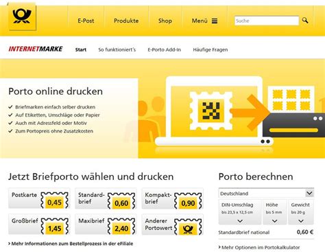 website pakete|deutsche post online shop.